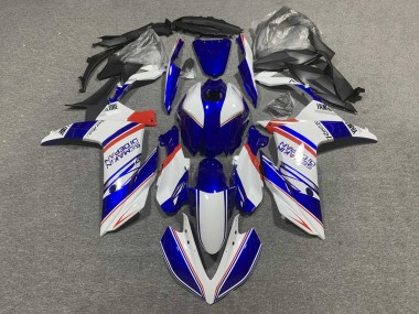 Buy 2019-2021 White Blue Red Semakin Didepan Yamaha YZF R3/R25 Motorcycle Fairings UK