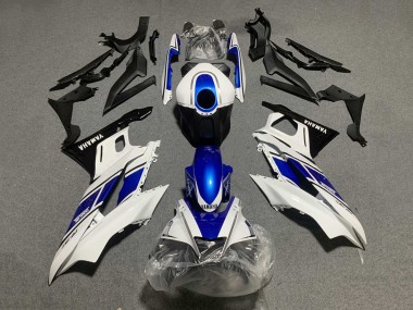 Buy 2019-2021 White Blue Black Yamalube Yamaha YZF R3/R25 Motorcycle Fairings UK