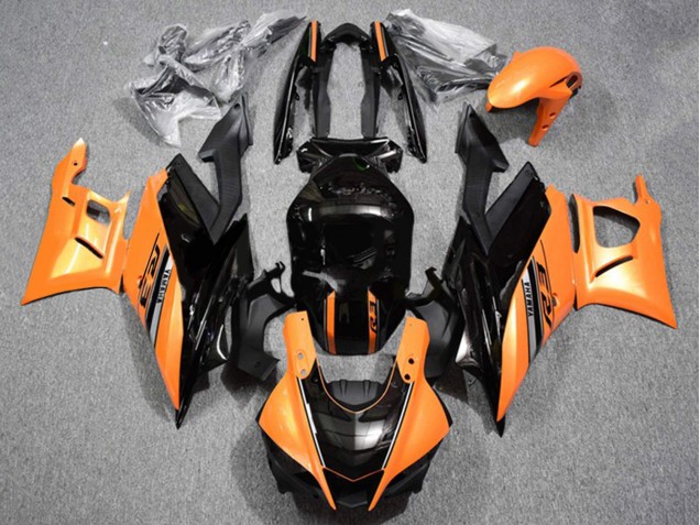 2019-2021 Orange Glossy Black Yamaha YZF R3/R25 Motorcycle Fairings UK
