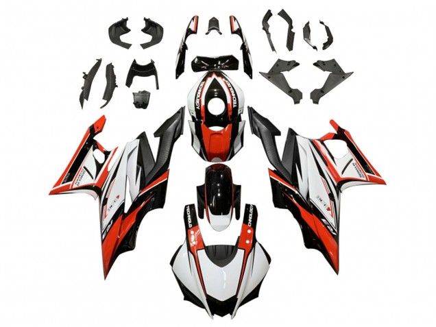 2019-2021 White Red Black Yamaha YZF R3/R25 Motorcycle Fairing UK