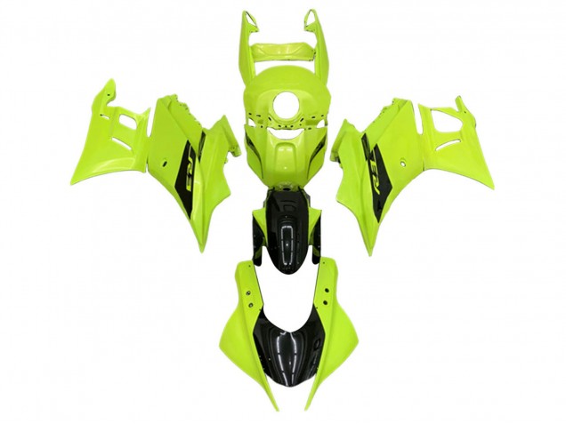 2019-2021 Neon Green Black Yamaha YZF R3/R25 Motorcycle Fairings UK