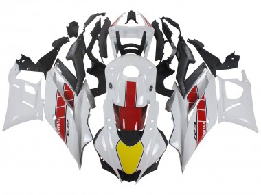 Buy 2019-2021 White Red Yellow Black Yamaha YZF R3/R25 Motorcycle Fairings UK