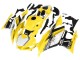 2019-2021 Yellow White Black Stripe Yamaha YZF R3/R25 Motorcycle Fairings UK