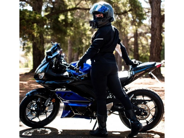 2022-2024 Blue Glossy Black Yamaha YZF R3/R25 Motorcycle Fairings UK