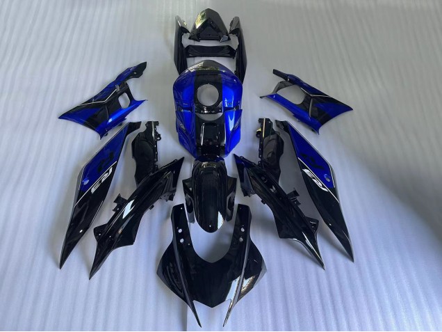 2022-2024 Blue Glossy Black Yamaha YZF R3/R25 Motorcycle Fairings UK