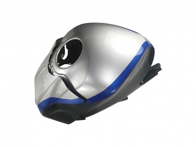 2022-2024 Black Carbon Fiber Style Silver Blue Yamaha YZF R3/R25 Motorcycle Fairings UK