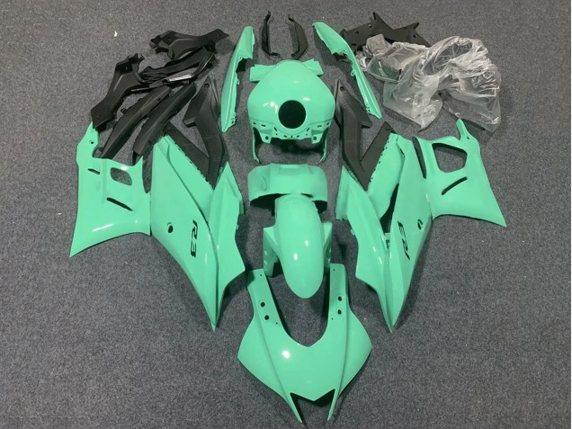 2022-2024 Light Green Yamaha YZF R3/R25 Motorcycle Fairings UK