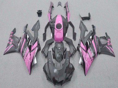 Buy 2022-2024 Pink Black Monster Yamaha YZF R3/R25 Motorcycle Fairings UK