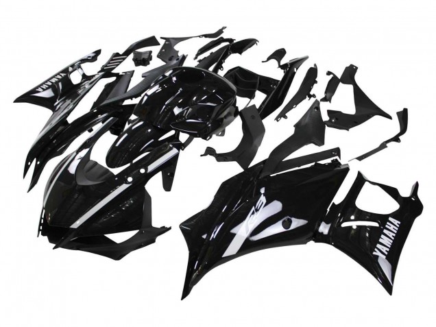 2022-2024 Glossy Black Yamaha YZF R3/R25 Motorcycle Fairings UK