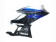 2022-2024 Marble Black Silver Blue Forged Carbon Fiber Style Yamaha YZF R3/R25 Motorcycle Fairings UK