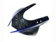2022-2024 Marble Black Silver Blue Forged Carbon Fiber Style Yamaha YZF R3/R25 Motorcycle Fairings UK