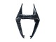 2022-2024 Marble Black Silver Blue Forged Carbon Fiber Style Yamaha YZF R3/R25 Motorcycle Fairings UK
