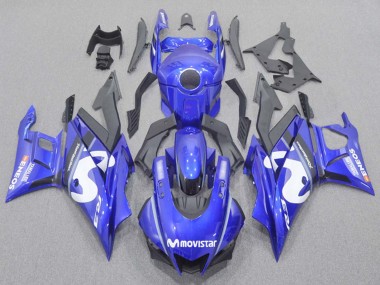 Buy 2022-2024 Blue White Black MoviStar ENEOS Yamalube Yamaha YZF R3/R25 Motorcycle Fairings UK