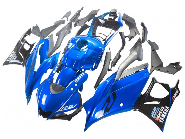 2022-2024 Blue Black ENEOS Yamaha YZF R3/R25 Motorcycle Fairings UK