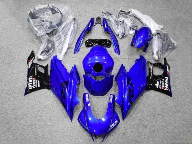 2022-2024 Blue Black ENEOS Yamaha YZF R3/R25 Motorcycle Fairings UK