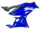 2022-2024 Blue White Matte Black Yamaha YZF R3/R25 Motorcycle Fairings UK