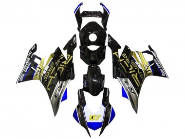 Buy 2022-2024 White Blue Gold Glossy Black Yamaha YZF R3/R25 Motorcycle Fairings UK