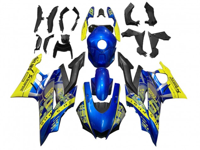2022-2024 Yellow Blue Matte Black 93 Yamaha YZF R3/R25 Motorcycle Fairings UK