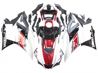 Buy 2022-2024 White Red Black Yamalube Yamaha YZF R3/R25 Motorcycle Fairings UK