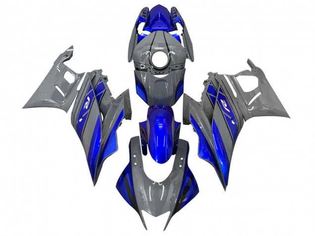 2022-2024 Dark Grey Blue Yamaha YZF R3/R25 Motorcycle Fairings UK