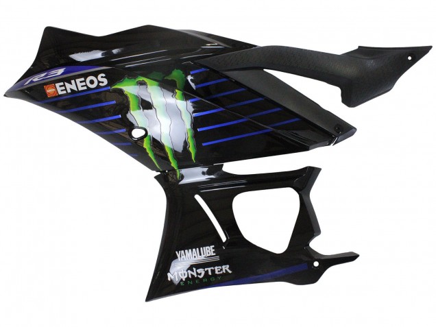 2022-2024 Blue Green Black Monster Yamalube ENEOS Yamaha YZF R3/R25 Motorcycle Fairings UK