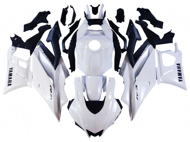 2022-2024 White Yamaha YZF R3/R25 Motorcycle Fairings UK