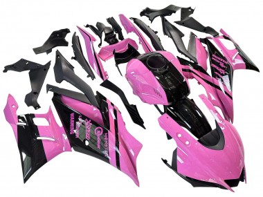 Buy 2022-2024 Pink Glossy Black Monster Yamaha YZF R3/R25 Motorcycle Fairings UK