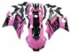 2022-2024 Pink Glossy Black Monster Yamaha YZF R3/R25 Motorcycle Fairings UK