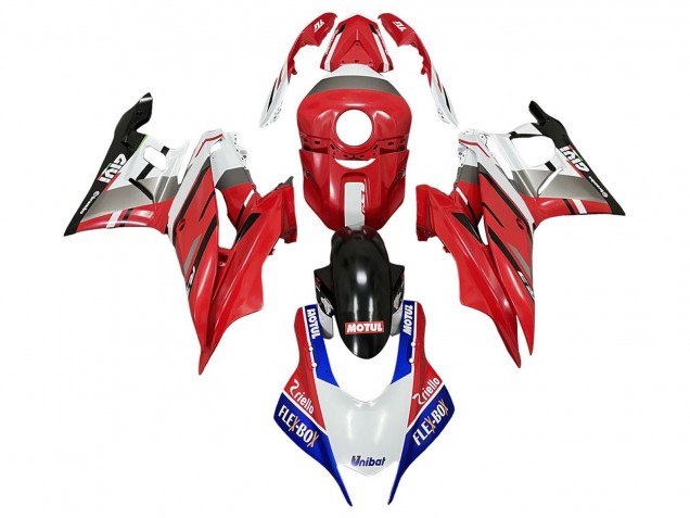2022-2024 White Red Blue Black Motul Flex Box Givi Unubat Yamaha YZF R3/R25 Motorcycle Fairings UK