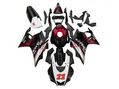 Buy 2022-2024 Red Silver Black 11 Yamaha YZF R3/R25 Motorcycle Fairings UK
