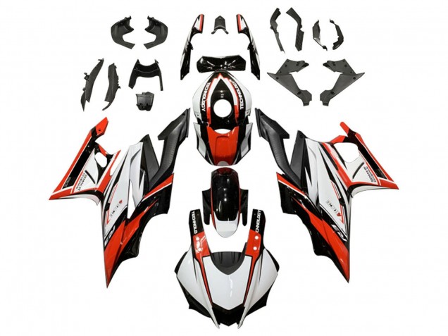 2022-2024 White Red Black Yamaha YZF R3/R25 Motorcycle Fairing Kits UK