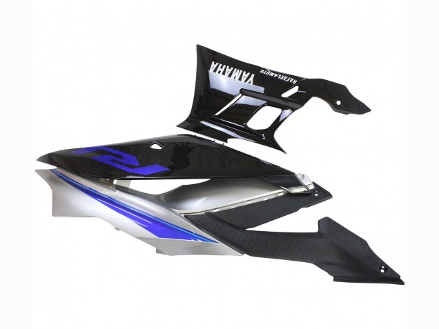 2022-2024 Silver Blue Glossy Black Yamaha YZF R3/R25 Motorcycle Fairings UK