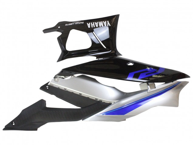 2022-2024 Silver Blue Glossy Black Yamaha YZF R3/R25 Motorcycle Fairings UK