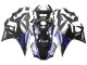 2022-2024 Silver Blue Glossy Black Yamaha YZF R3/R25 Motorcycle Fairings UK