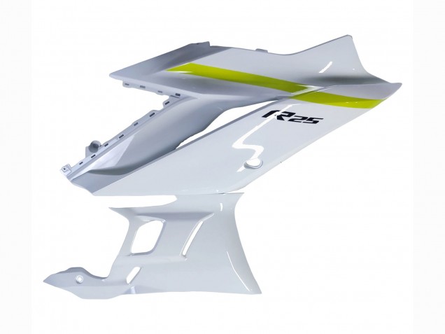 2022-2024 White Yellow Black Yamaha YZF R3/R25 Motorcycle Fairings UK