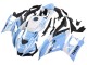 2022-2024 White Light Blue Yamaha YZF R3/R25 Motorcycle Fairings UK