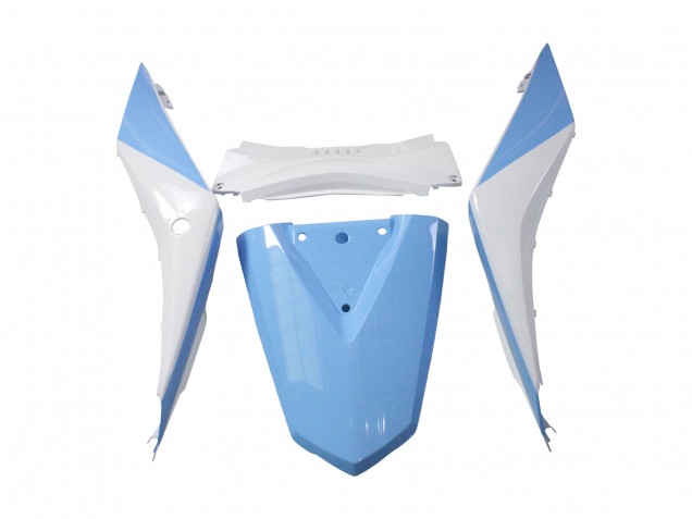 2022-2024 White Light Blue Yamaha YZF R3/R25 Motorcycle Fairings UK