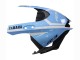 2022-2024 White Light Blue Yamaha YZF R3/R25 Motorcycle Fairings UK