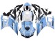 2022-2024 White Light Blue Yamaha YZF R3/R25 Motorcycle Fairings UK