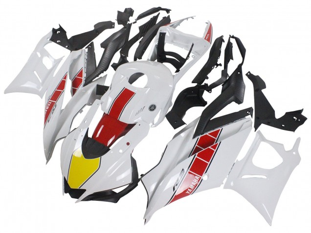 2022-2024 White Red Yellow Black Yamaha YZF R3/R25 Motorcycle Fairings UK