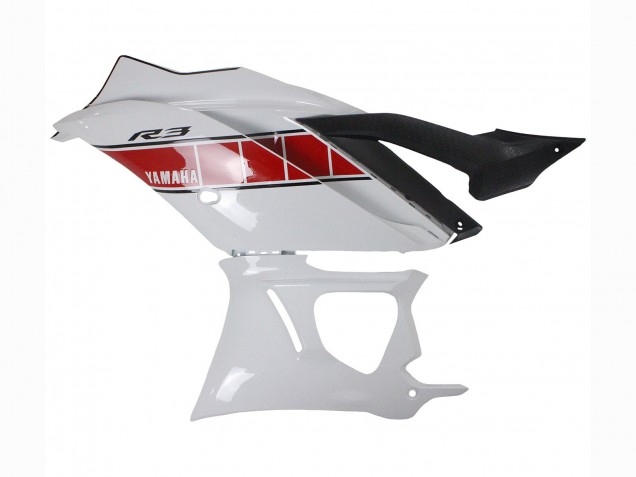 2022-2024 White Red Yellow Black Yamaha YZF R3/R25 Motorcycle Fairings UK
