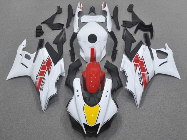 2022-2024 White Red Yellow Black Yamaha YZF R3/R25 Motorcycle Fairings UK