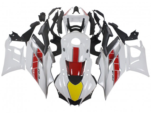 2022-2024 White Red Yellow Black Yamaha YZF R3/R25 Motorcycle Fairings UK