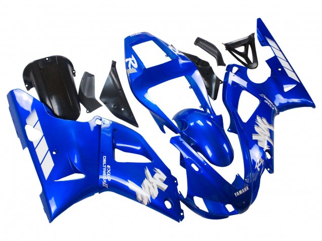 1998-1999 Blue White Yamaha YZF 1000 R1 Motorcycle Fairings UK