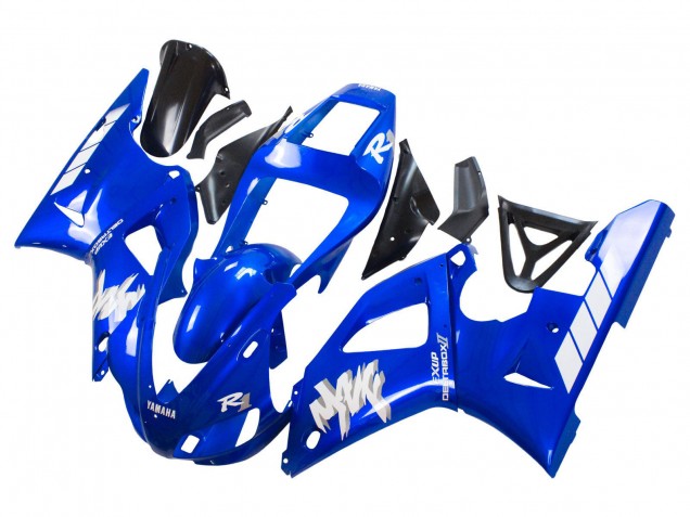 1998-1999 Blue White Yamaha YZF 1000 R1 Motorcycle Fairings UK