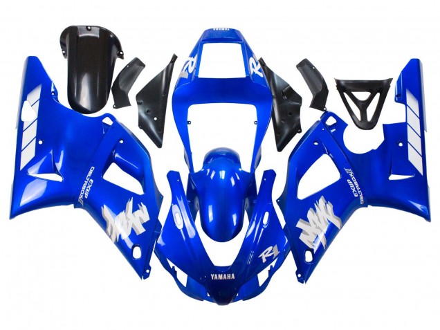 1998-1999 Blue White Yamaha YZF 1000 R1 Motorcycle Fairings UK