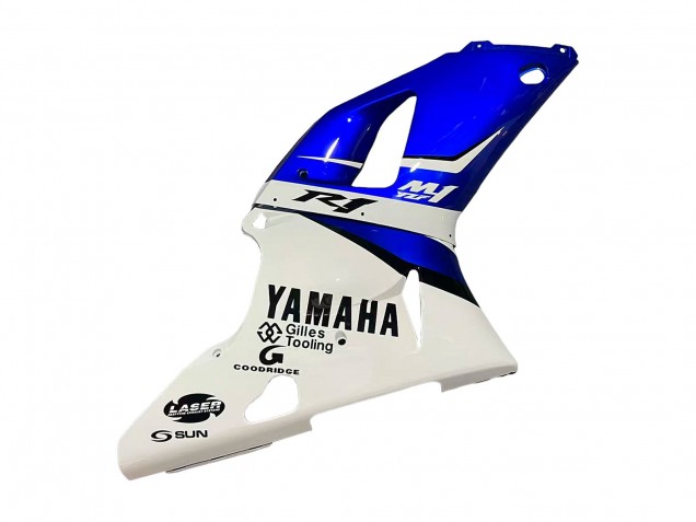 1998-1999 White Blue Black Yamaha YZF 1000 R1 Motorcycle Fairings UK