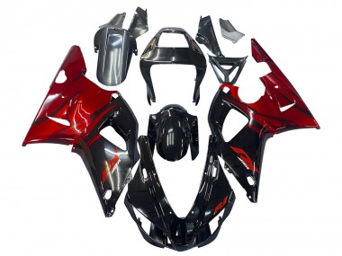 Buy 1998-1999 Glossy Black Red Yamaha YZF 1000 R1 Motorcycle Fairings UK
