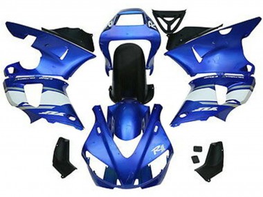 Buy 1998-1999 Blue White Glossy Black Yamaha YZF 1000 R1 Motorcycle Fairings UK
