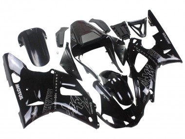 Buy 2000-2001 Glossy Black White Monster Motul Yamaha YZF 1000 R1 Motorcycle Fairings UK